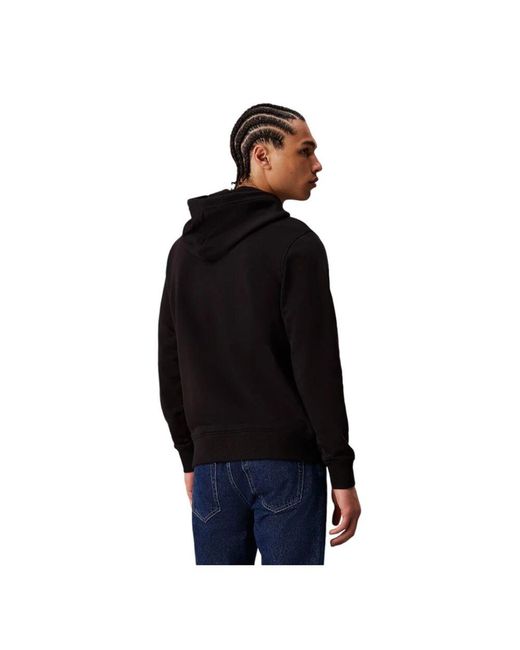 Hoodies di Calvin Klein in Black da Uomo