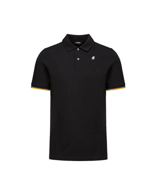 K-Way Black Polo Shirts for men