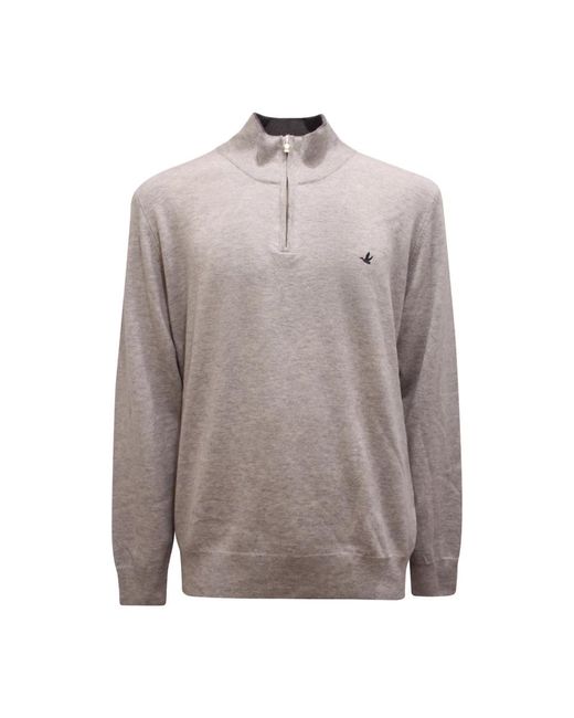 Turtlenecks di Brooksfield in Gray da Uomo