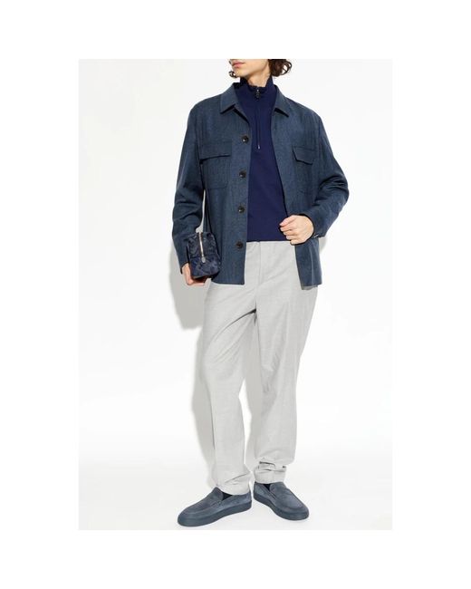 Light Jackets di Etro in Blue da Uomo