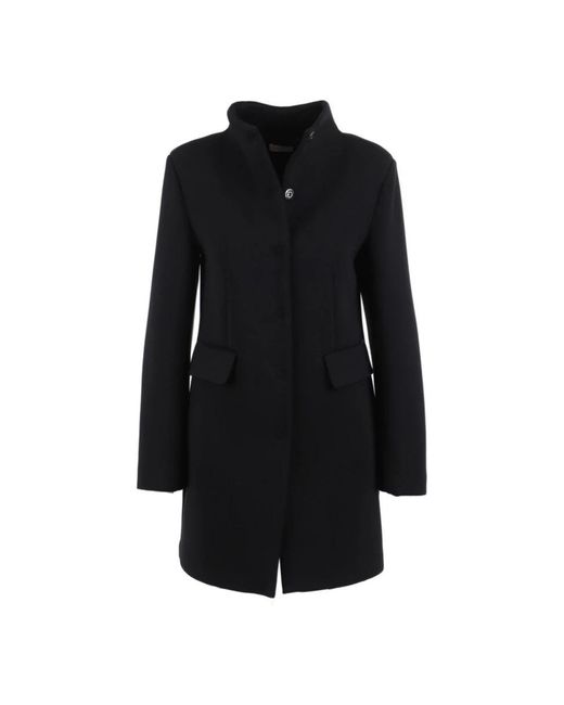 Liu Jo Black Single-Breasted Coats
