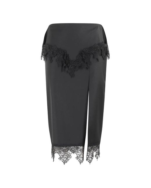 Midi Skirts Blumarine de color Gray