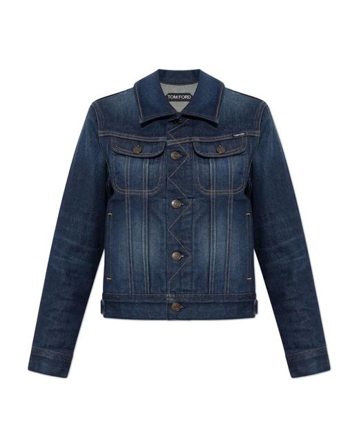 Denim Jackets Tom Ford de color Blue
