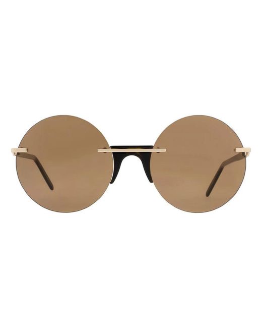 Sunglasses Andy Wolf de color Brown