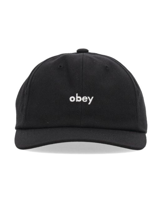Obey Black Hats & Caps for men