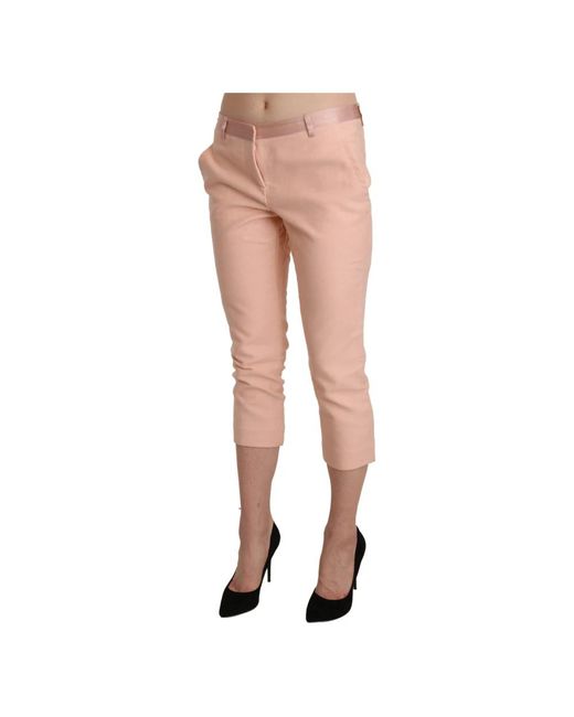 Ermanno Scervino Pink Cropped Trousers
