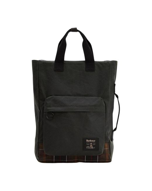 Barbour Black Backpacks for men