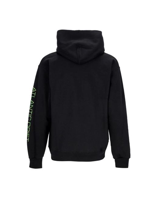 Thrasher Hoodies & Sweatvesten ,Zwart ,Katoen Zwarte Atlantic Drift Hoodie Voor Mannen in het Blue voor heren