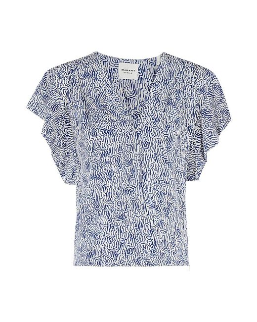 Isabel marant étoile - blouses & shirts > blouses Isabel Marant en coloris Blue