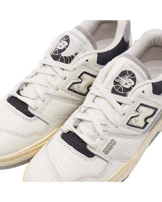 New Balance Leder sneakers mit abzorb innensohle in White für Herren