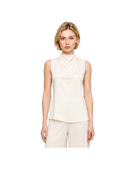 Sleeveless Tops Kocca de color White