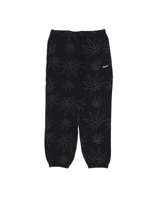Huf Black Sweatpants for men