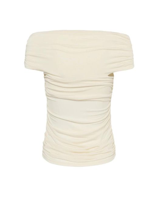 Gestuz T-Shirts in het Natural