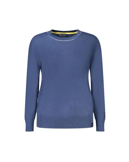 North Sails Blue Round-Neck Knitwear