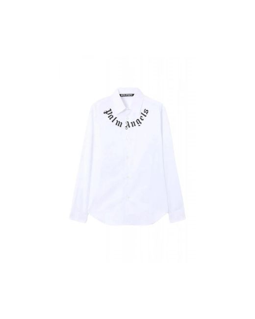 Palm Angels White Casual Shirts for men