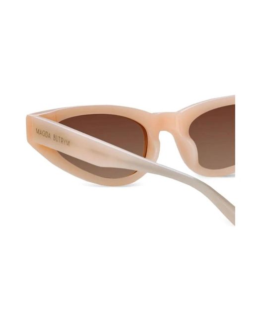Magda Butrym Brown Sunglasses