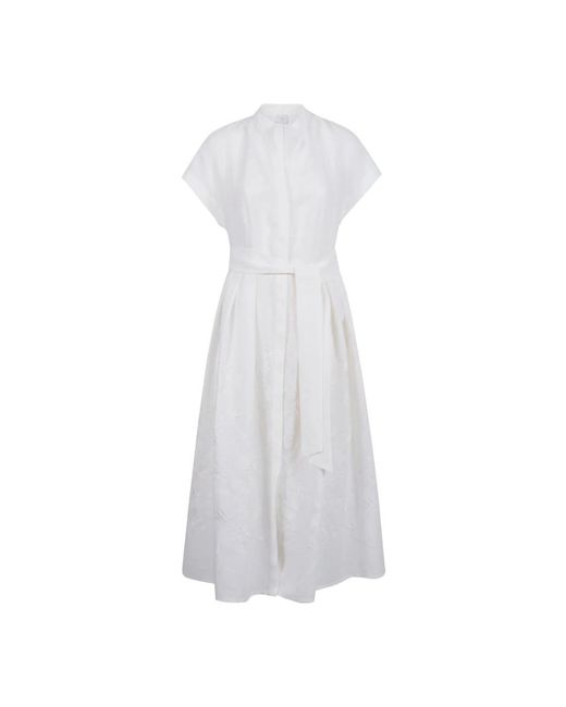 Eleventy White Maxi Dresses