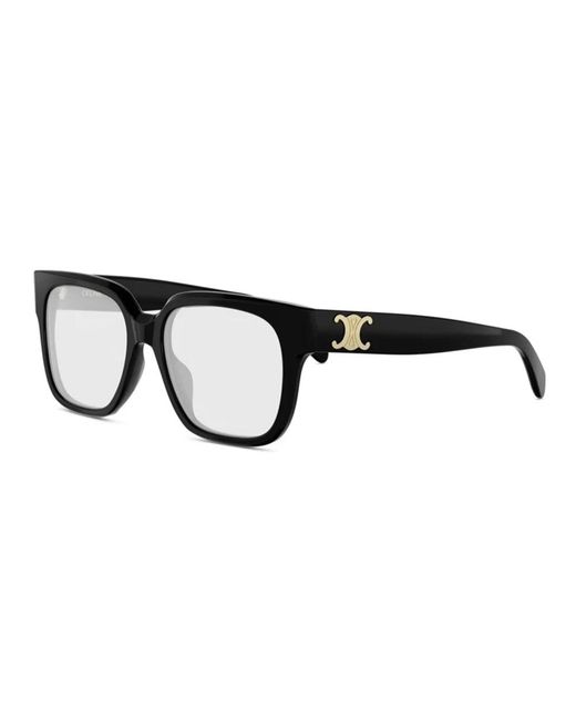 Céline Black Triomphe Squared Optical Frame