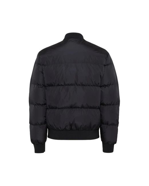 DSquared² Jassen ,Zwart ,Zwarte Gewatteerde Ritsjas Buitenkleding in het Black voor heren
