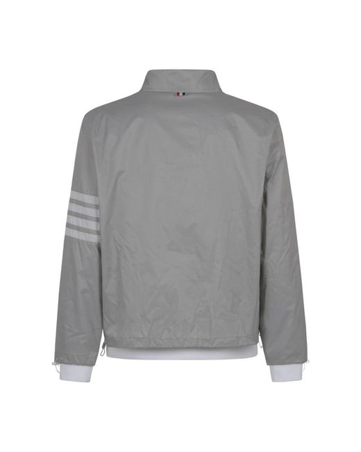 Thom Browne Gray Light Jackets for men