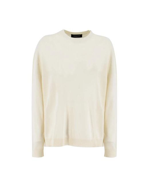 Fabiana Filippi White Cashmere Knitwear