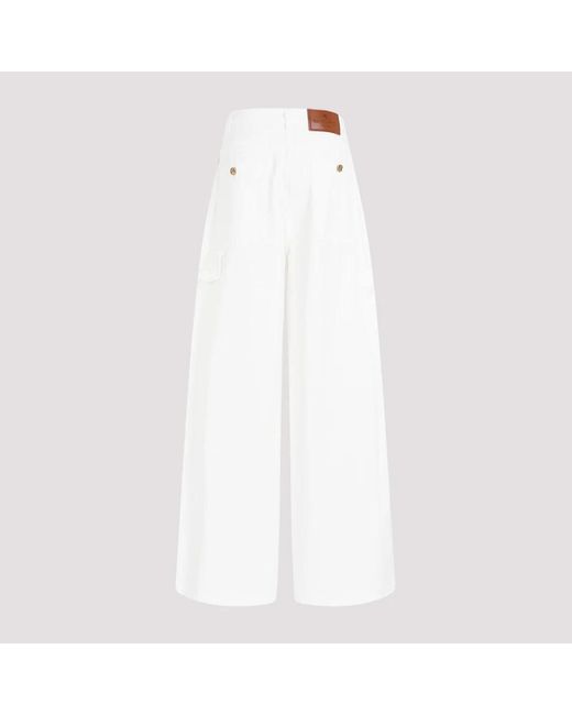 Etro White Wide jeans
