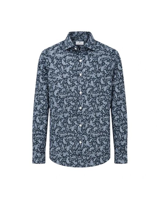 Sonrisa Casual Hemden in het Blue voor heren