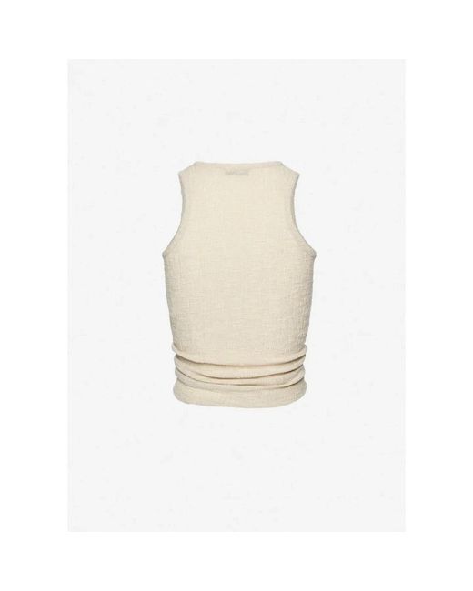 Magda Butrym Natural Sleeveless Tops