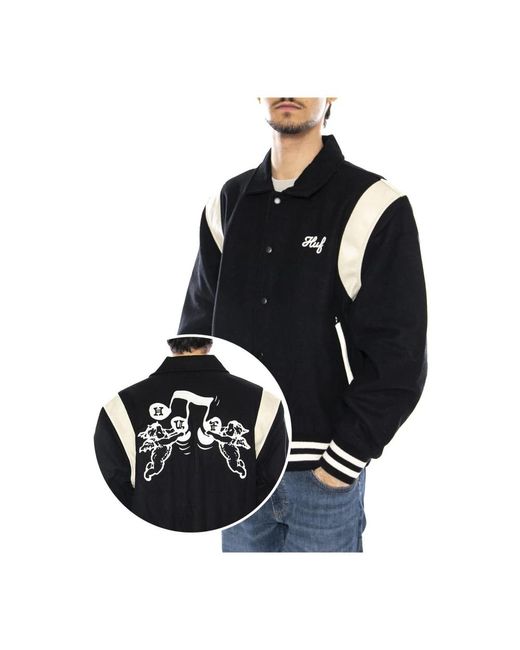 Bomber Jackets Huf pour homme en coloris Black