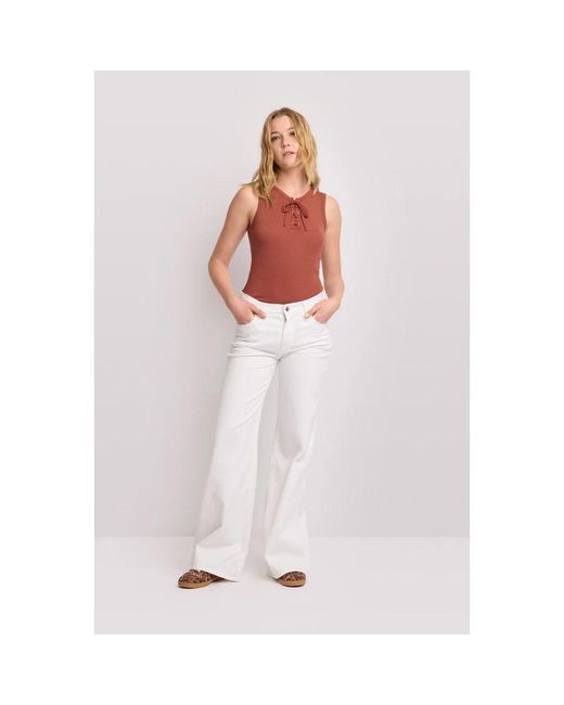 Flared Jeans Kocca de color White