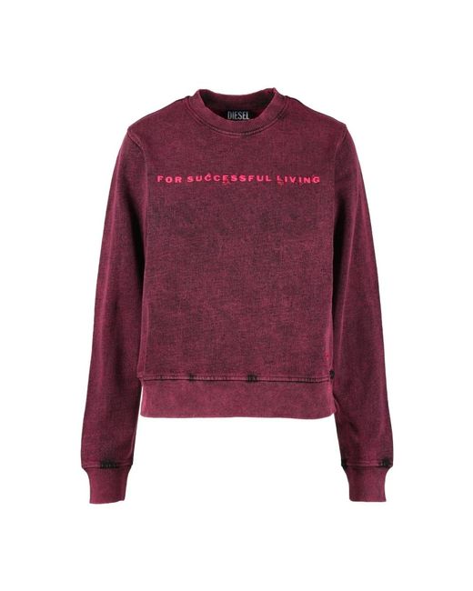 DIESEL Purple Sweatshirts