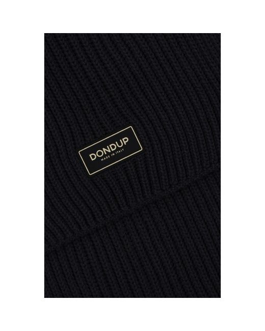 Dondup Technical Wool Hat in het Black voor heren