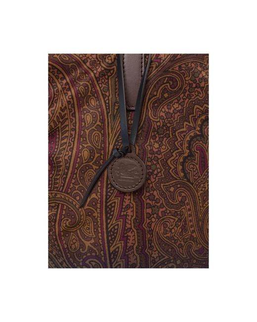 Etro Brown Shopping Bags