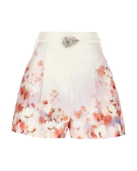Zimmermann Red Short Shorts