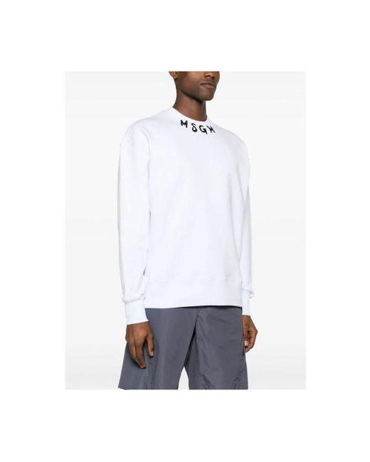 Sweatshirts & hoodies > sweatshirts MSGM pour homme en coloris White