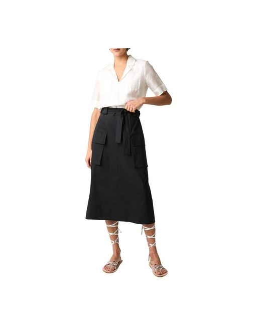 ALESSIA SANTI Black Midi Dresses