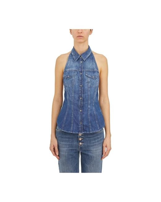 Dondup Blue Vests