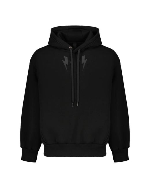 Neil Barrett Black Hoodies for men
