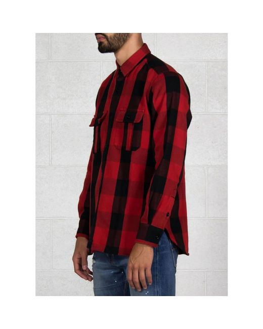 Bagutta Red Casual Shirts for men