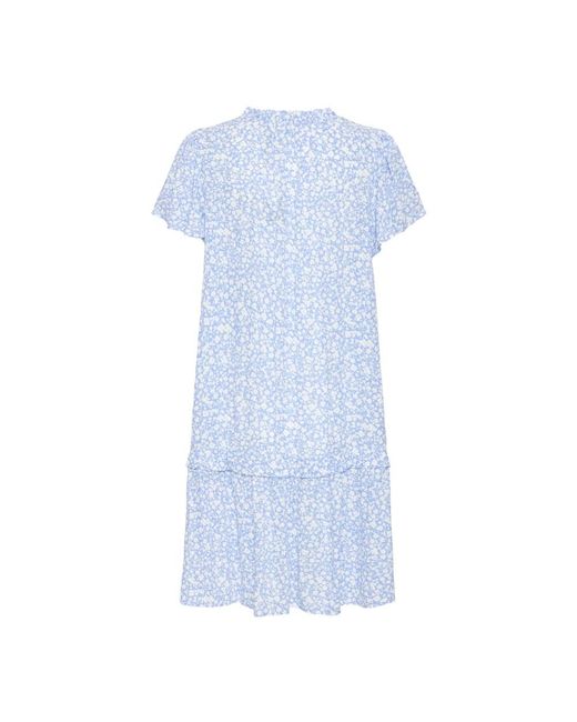 Ichi Blue Midi Dresses