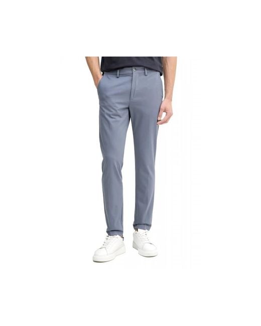 HUGO Blue Slim-Fit Trousers for men