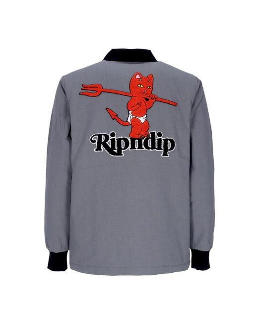 Light Jackets di RIPNDIP in Gray da Uomo