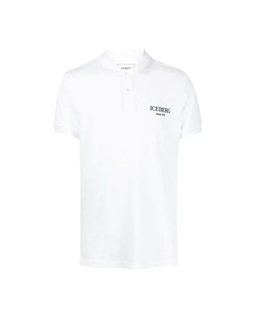 Iceberg White Polo Shirts for men