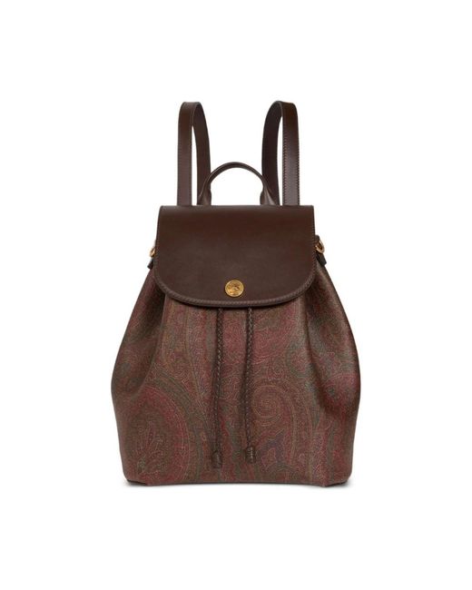 Etro Brown Backpacks