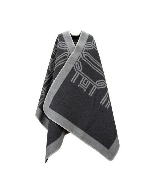 Elisabetta Franchi Capes in het Gray