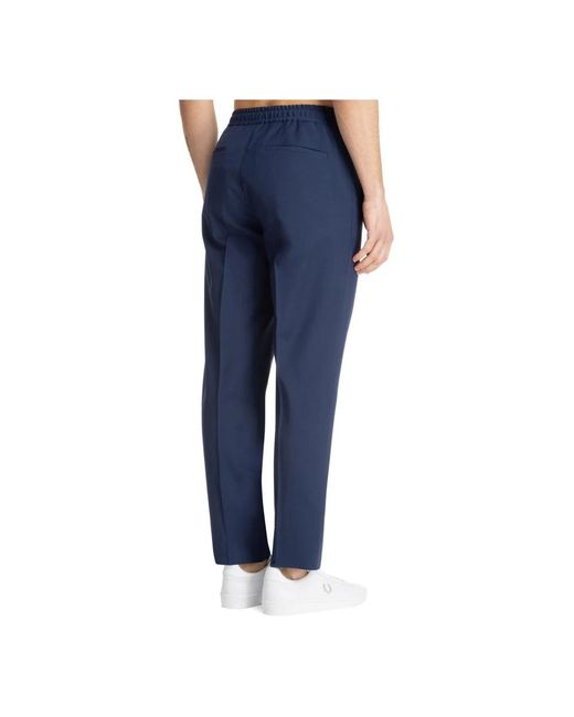 Lardini Blue Slim-Fit Trousers for men