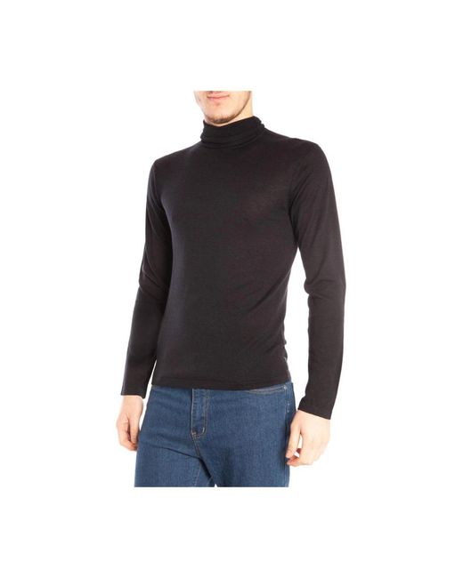 Armani Jeans Blue Turtlenecks for men