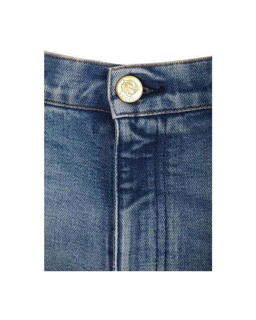 Gucci Blue Blaue stonewashed skinny jeans