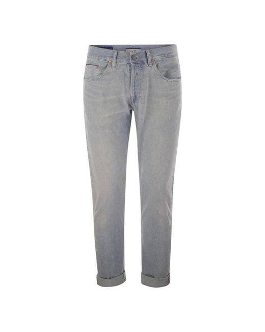 Dondup Gray Slim Fit Jeans