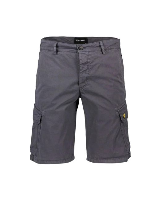 Cargo shorts di Lyle & Scott in Gray da Uomo